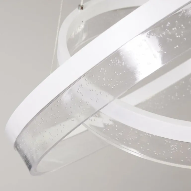 Suspension Lezha LED Blanc, 2 lumières