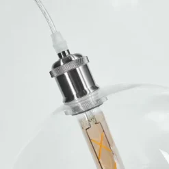 Suspension Lololo Acier inoxydable, 1 lumière