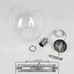 Suspension Lololo Acier inoxydable, 1 lumière