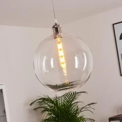 Suspension Lololo Acier inoxydable, 1 lumière
