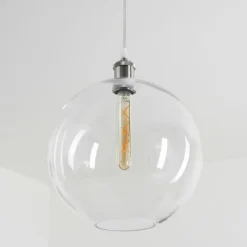 Suspension Lololo Acier inoxydable, 1 lumière
