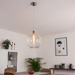 Suspension Lololo Acier inoxydable, 1 lumière