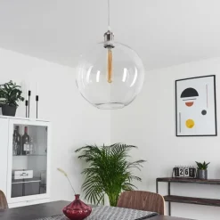 Suspension Lololo Acier inoxydable, 1 lumière
