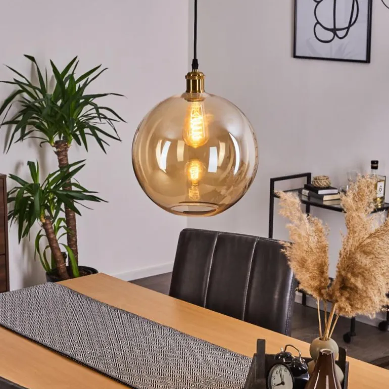 Suspension Lololo Laiton, 1 lumière
