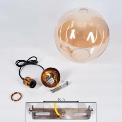 Suspension Lololo Laiton, 1 lumière
