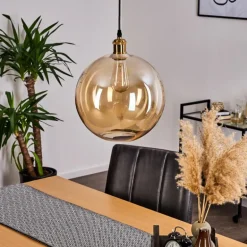 Suspension Lololo Laiton, 1 lumière