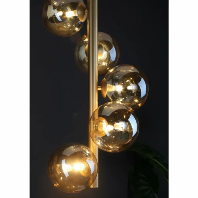 Suspension Luce Design NEPTUN Laiton, 5 lumières