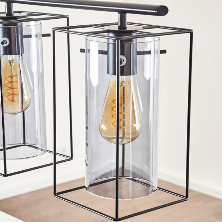 Suspension Lucea Noir, 3 lumières
