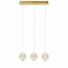 Suspension Lucide CINTRA LED Or, 3 lumières