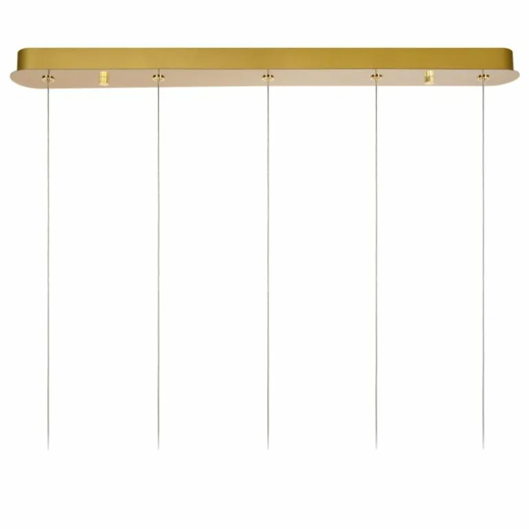 Suspension Lucide CINTRA LED Or, 5 lumières