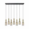 Suspension Lucide CORALIE Laiton, 7 lumières