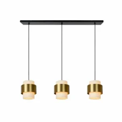 Suspension Lucide FIRMIN Noir, 3 lumières