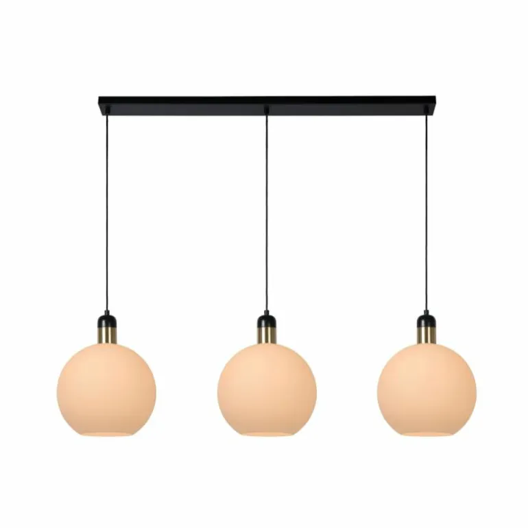 Suspension Lucide JULIUS Blanc, 3 lumières