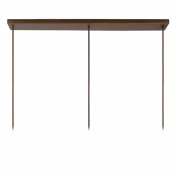 Suspension Lucide TOLEDO Cuivre, 3 lumières