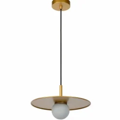 Suspension Lucide TOPHER Or, Laiton, 1 lumière