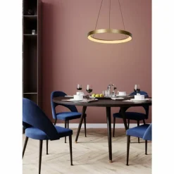 Suspension Lucide VIDAL LED Laiton, 1 lumière