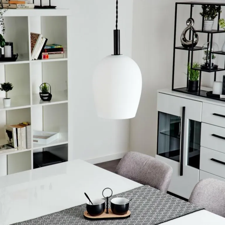 Suspension Magnano Noir, 1 lumière