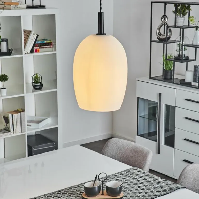 Suspension Magnano Noir, 1 lumière
