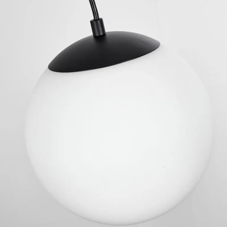 Suspension Malhadancha Noir, 3 lumières