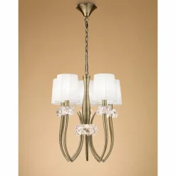 Suspension Mantra LOEWE Brun, 5 lumières