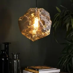 Suspension Marore Argenté, 1 lumière