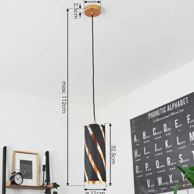 Suspension Maschwanden Or, 1 lumière