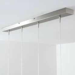 Suspension Masterlight Caterina LED Nickel mat, 4 lumières