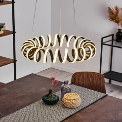 Suspension Maziwa LED Noir, Blanc, 1 lumière