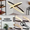 Suspension Melosa LED Noir, 1 lumière