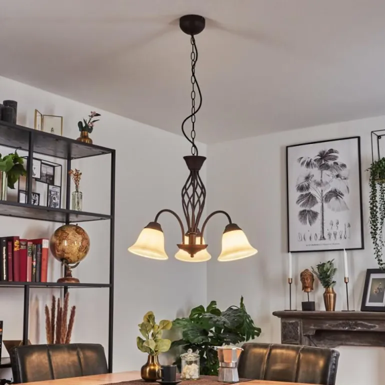 Suspension Mosquerito Rouille, 3 lumières