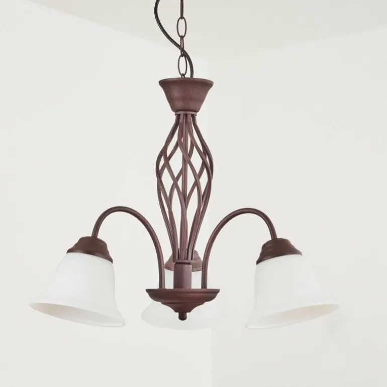 Suspension Mosquerito Rouille, 3 lumières