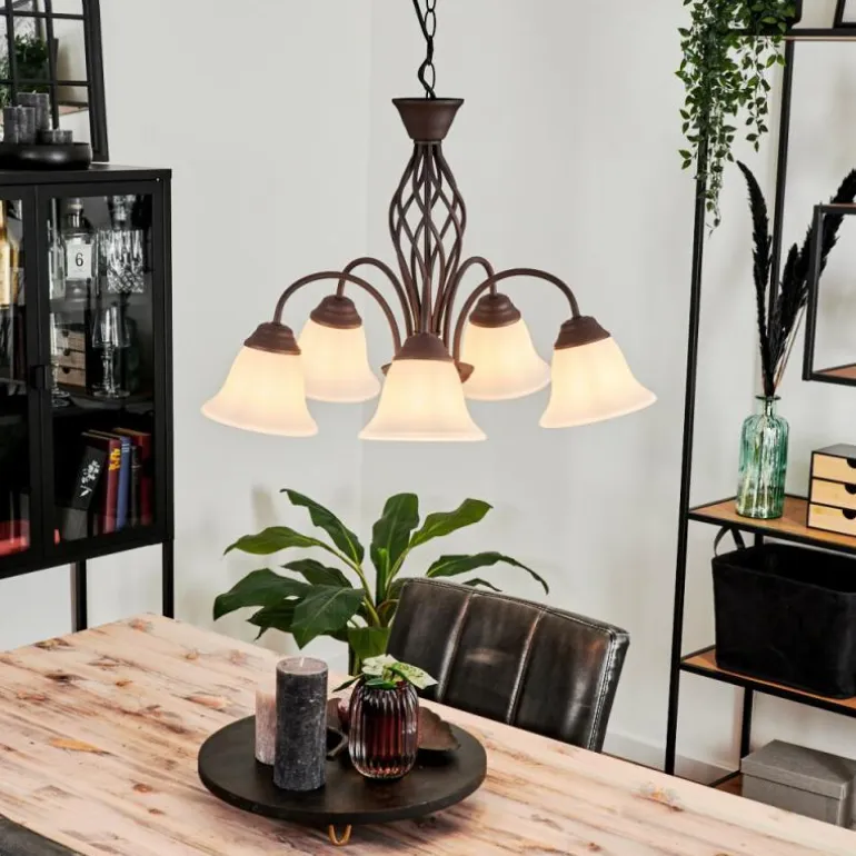Suspension Mosquerito Rouille, 5 lumières