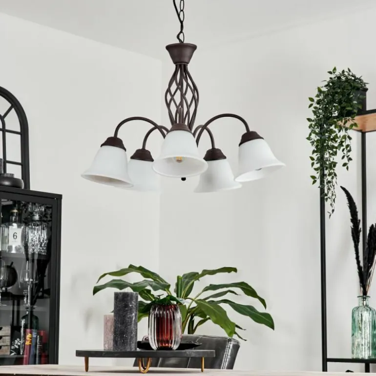 Suspension Mosquerito Rouille, 5 lumières