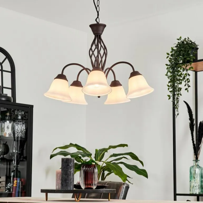 Suspension Mosquerito Rouille, 5 lumières