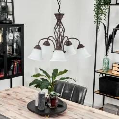 Suspension Mosquerito Rouille, 5 lumières