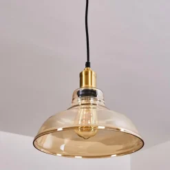 Suspension Nanao Laiton, 1 lumière