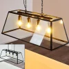 Suspension Nittorp Noir, 4 lumières