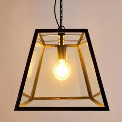 Suspension Nittorp Noir, 4 lumières