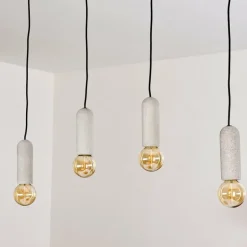 Suspension Nonume Noir, 4 lumières
