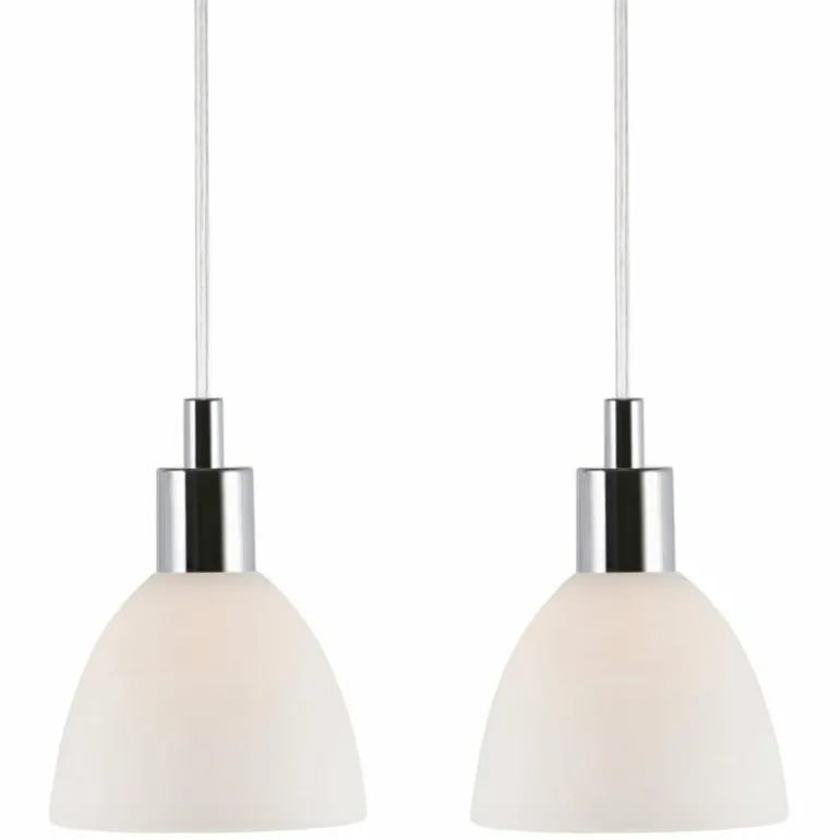 Suspension Nordlux RAY Chrome, 2 lumières