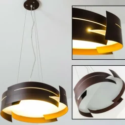 Suspension Novara Brun, 3 lumières