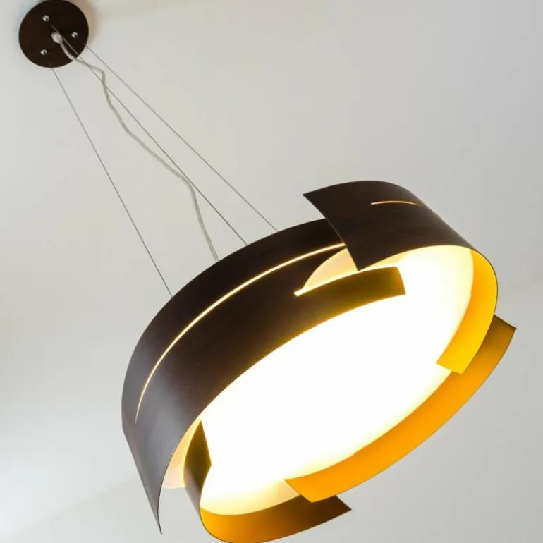 Suspension Novara Brun, 3 lumières