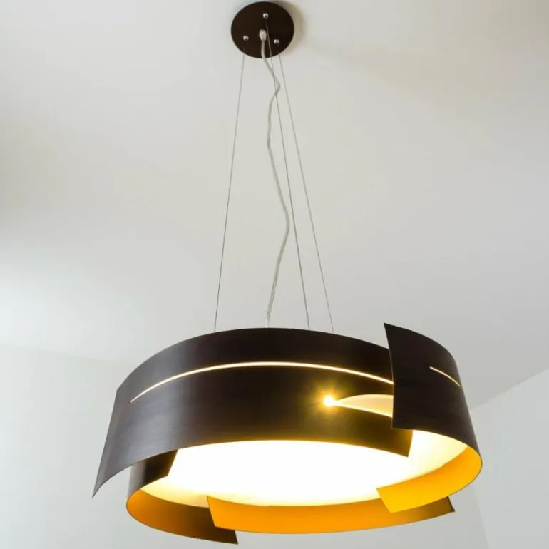 Suspension Novara Brun, 3 lumières