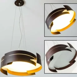 Suspension Novara Brun, 3 lumières