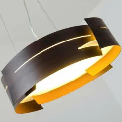 Suspension Novara Brun, 3 lumières