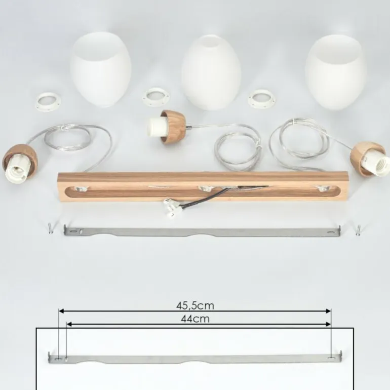 Suspension Ombucta Écru, 3 lumières