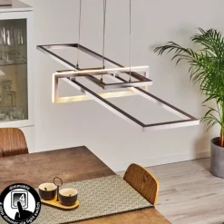 Suspension Omega LED Argenté, 1 lumière