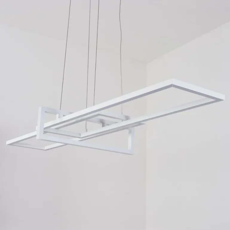 Suspension Omega LED Blanc, 1 lumière
