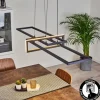 Suspension Omega LED Noir, 1 lumière