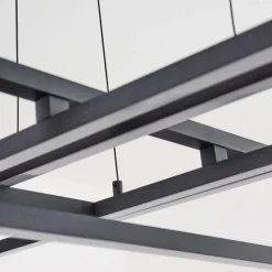 Suspension Omega LED Noir, 1 lumière